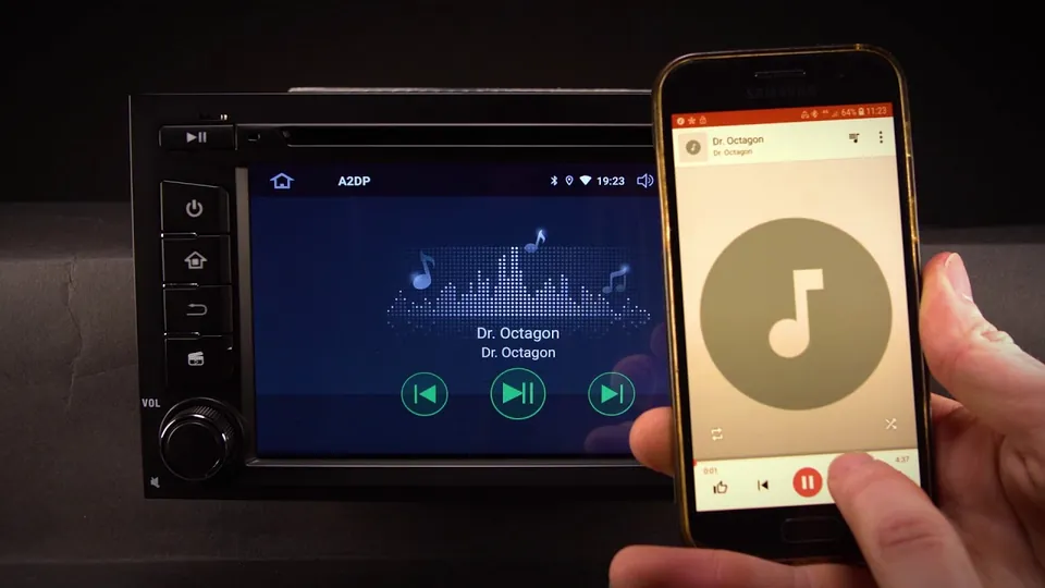 Bluetooth: Car stereo playing music from a phone