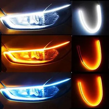 Lights: LED headlight strips in several colours