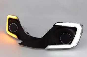 Lights: Fog lamp cover with LED strip